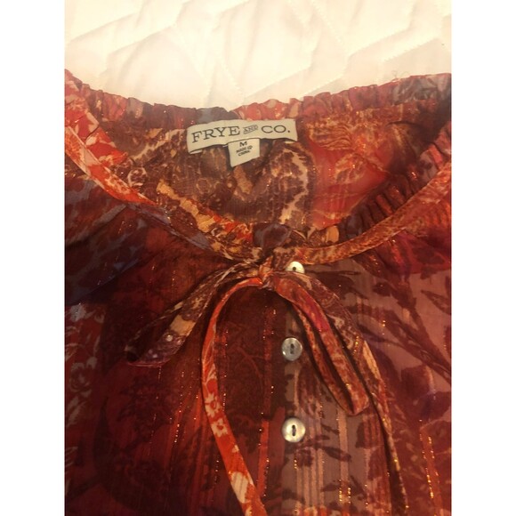 Frye and Co Blouse Tassel Top - Picture 4 of 7